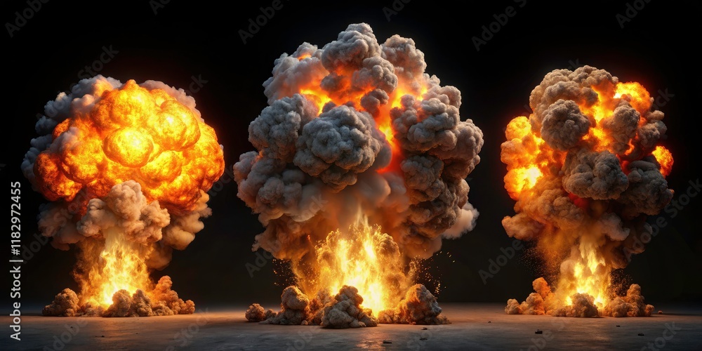 Fireball Explosions, Bomb Blast, Atomic Explosion, Explosion Effects, Smoke Burst, VFX, Special Effects, Isolated Explosions, High Resolution Images Fireball Explosions, Bomb Blast, Atomic Explosion, Explosion Effects, Smoke Burst, VFX, Special Effects, Isolated Explosions, High Resolution Images