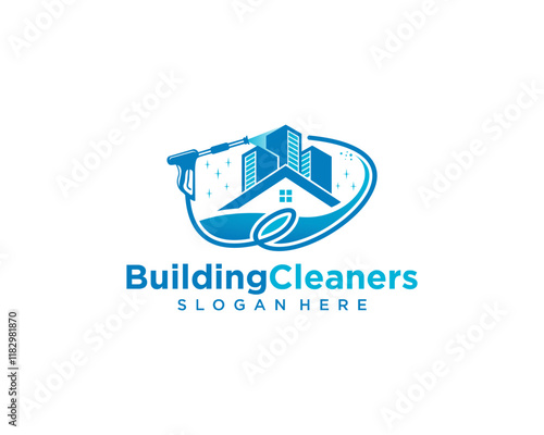 Building cleaners logo