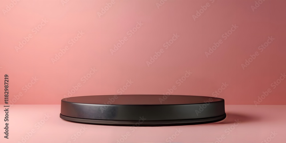 Empty Sleek Podium for Product Showcase with Modern Minimal Design Empty Sleek Podium for Product Showcase with Modern Minimal Design