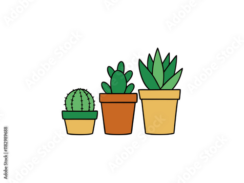 Succulents, Cacti, Potted Plants, Home Decor, Green, Cactus Plants