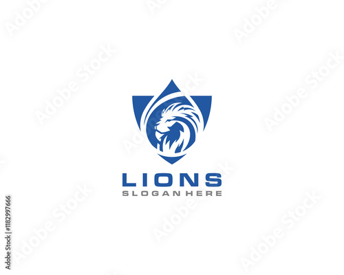 Lion drop logo