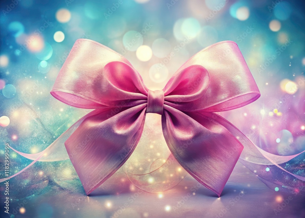 Pink Ribbon Bow Art: Double Exposure Photography, Abstract Design, Elegant, Feminine, Cancer Awareness, Decorative Bow, Romantic, Pretty, Pink Ribbon Background Pink Ribbon Bow Art: Double Exposure Photography, Abstract Design, Elegant, Feminine, Cancer Awareness, Decorative Bow, Romantic, Pretty, Pink Ribbon Background