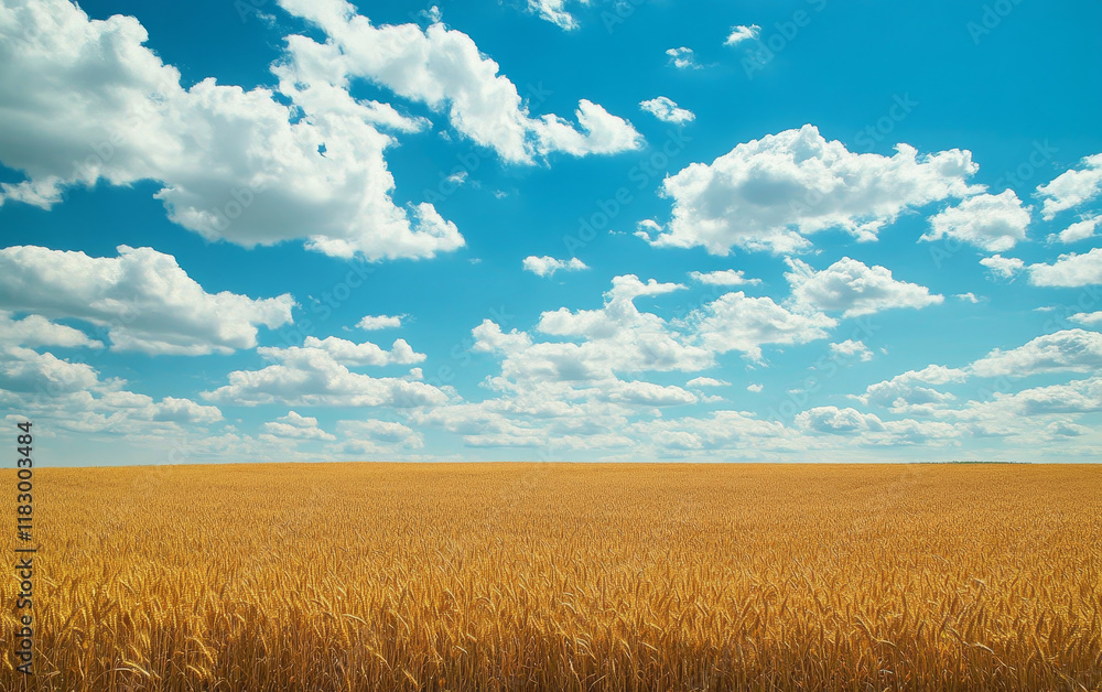 wheat field and sky wheat field and sky