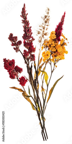 PNG Celosia flowers dried amaranthaceae. photo