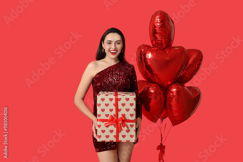 Smiling young woman in a se...