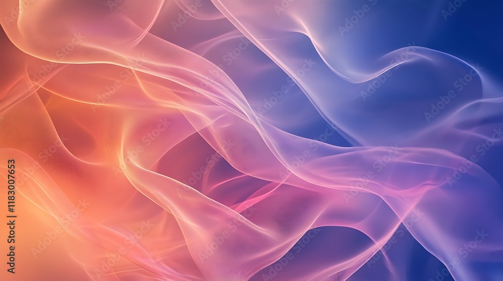 Abstract Colorful Waves Flowing Seamlessly Abstract Colorful Waves Flowing Seamlessly