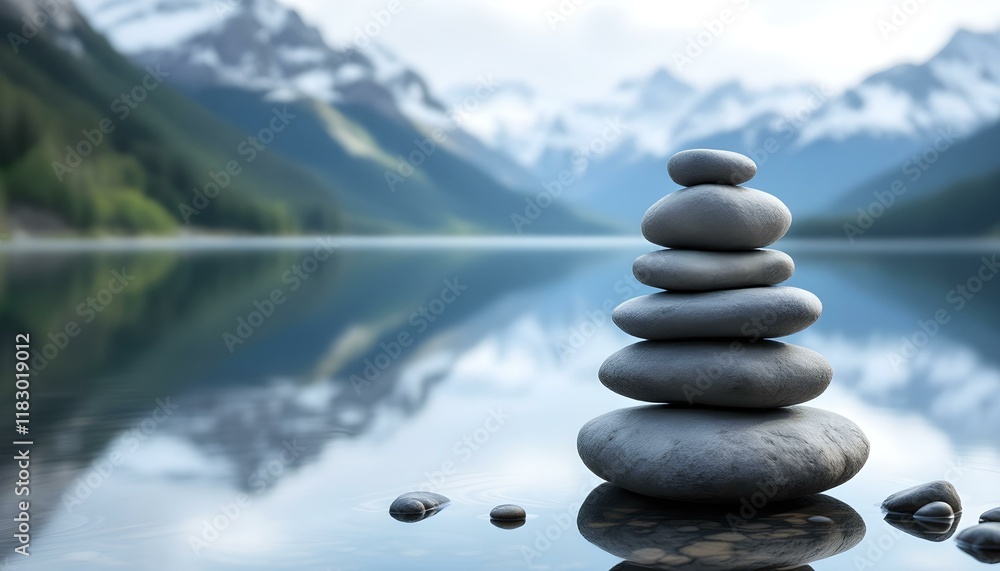 zen, stones, stacked, balanced, lake, still, water, reflection, snowcapped, mountains, range, serene, tranquil, harmony, nature, peaceful, meditative, scenic, outdoors, natural, calm, alignment zen, stones, stacked, balanced, lake, still, water, reflection, snowcapped, mountains, range, serene, tranquil, harmony, nature, peaceful, meditative, scenic, outdoors, natural, calm, alignment