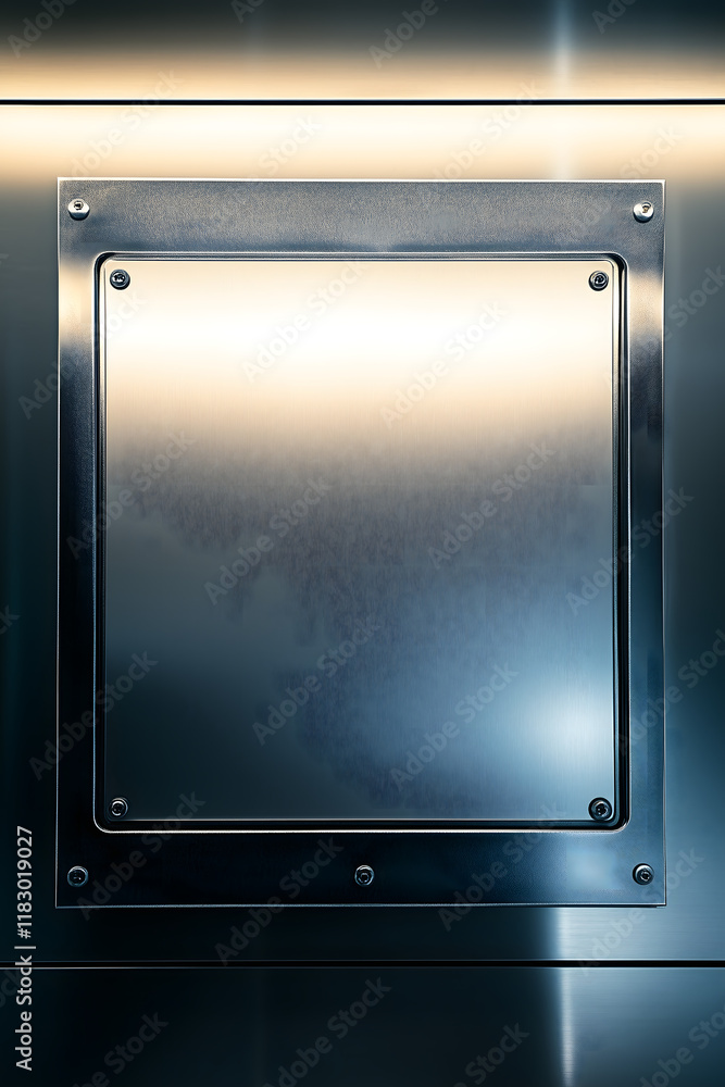 Obraz premium 3ステンレススチールアルミニウムメタルプレート背景テクスチャ Gererated AI