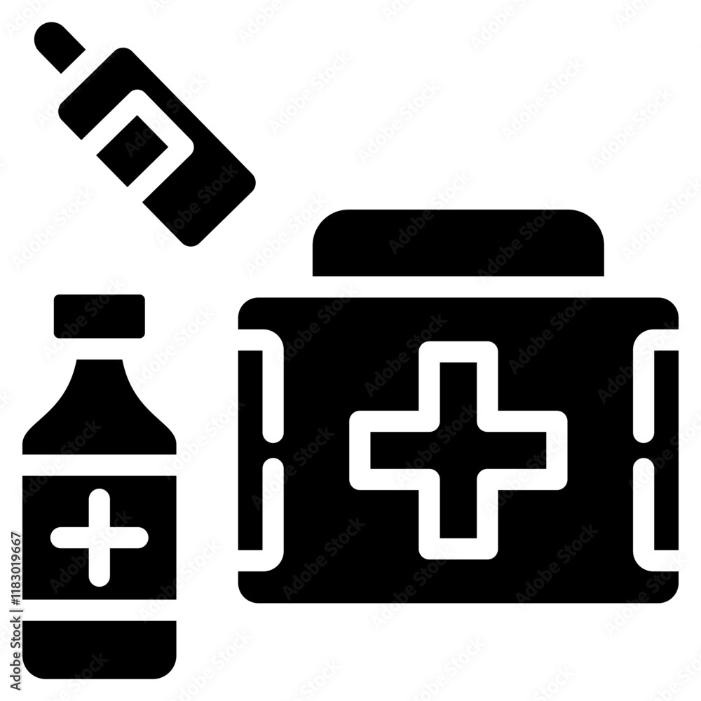 Obraz premium Firstaidkit Icon