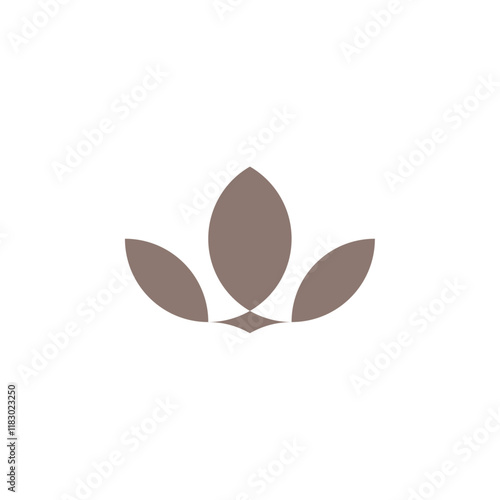 Flower Illustration for spa, cosmetic, wellnes, beauty, fashion logo.