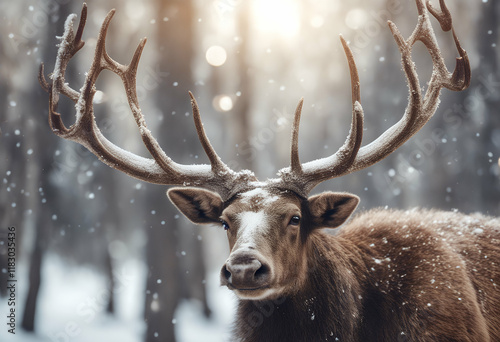 easy horns elements hunting antlers christmas stag object sport background mammal closeup brown abstract equipment idle animal cuckold horizontal wild horn moose