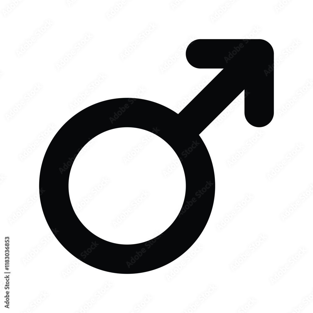 Male icon. sign for mobile concept and web design. vector illustration Male icon. sign for mobile concept and web design. vector illustration