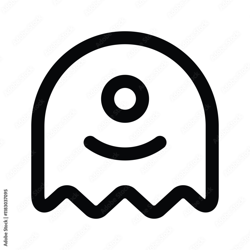 ghost icon. horror sign. vector illustration ghost icon. horror sign. vector illustration