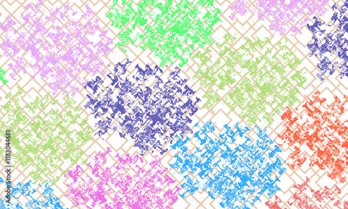 Digital And Textile Design Pattern