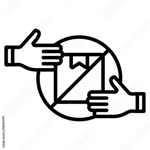 Contactless Delivery icon
