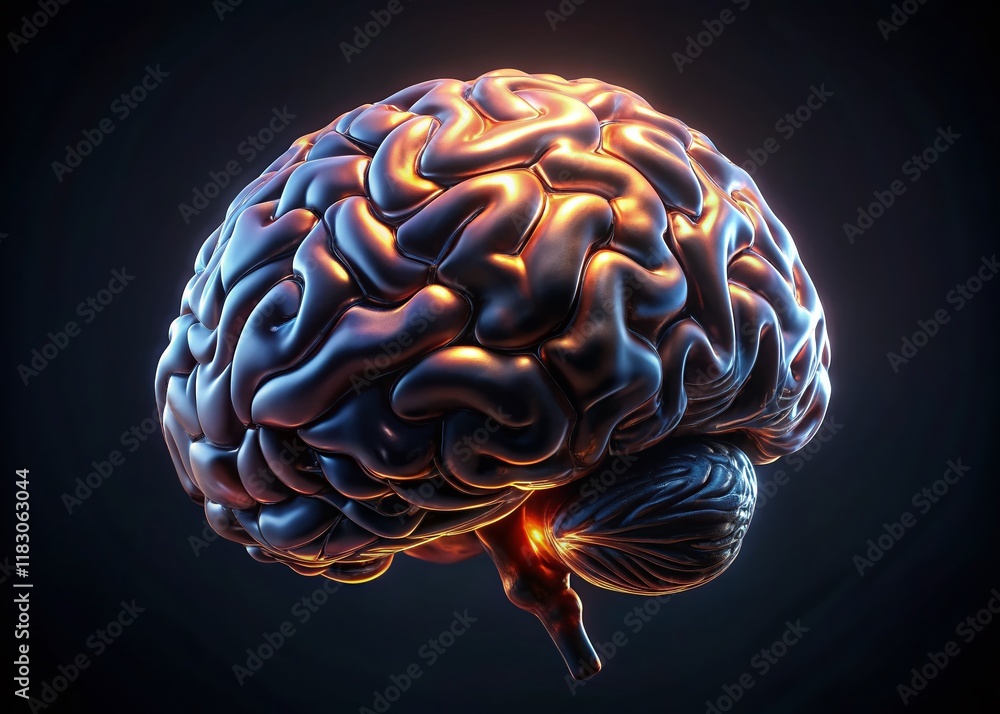Low Light 3D Brain Scan: Abstract Seamless Loop Animation Low Light 3D Brain Scan: Abstract Seamless Loop Animation