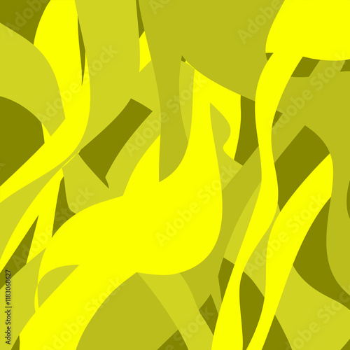 abstract yellow background, random drawing design