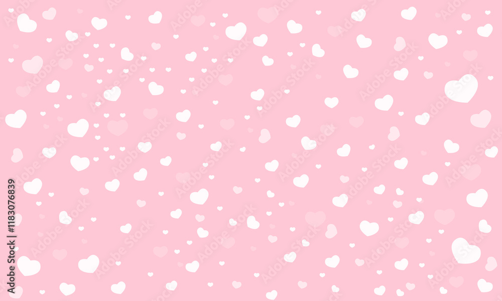 Happy Valentine's day card hearts vector background Happy Valentine's day card hearts vector background