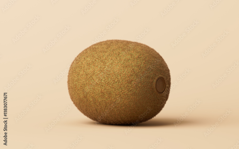 Kiwi fruit with sweet and refreshing taste, 3d rendering. Kiwi fruit with sweet and refreshing taste, 3d rendering.