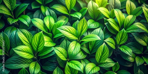 Wallpaper Mural Lush Green Leaf Nature Wallpaper Background with Drone Photography Vignetting Effect Torontodigital.ca