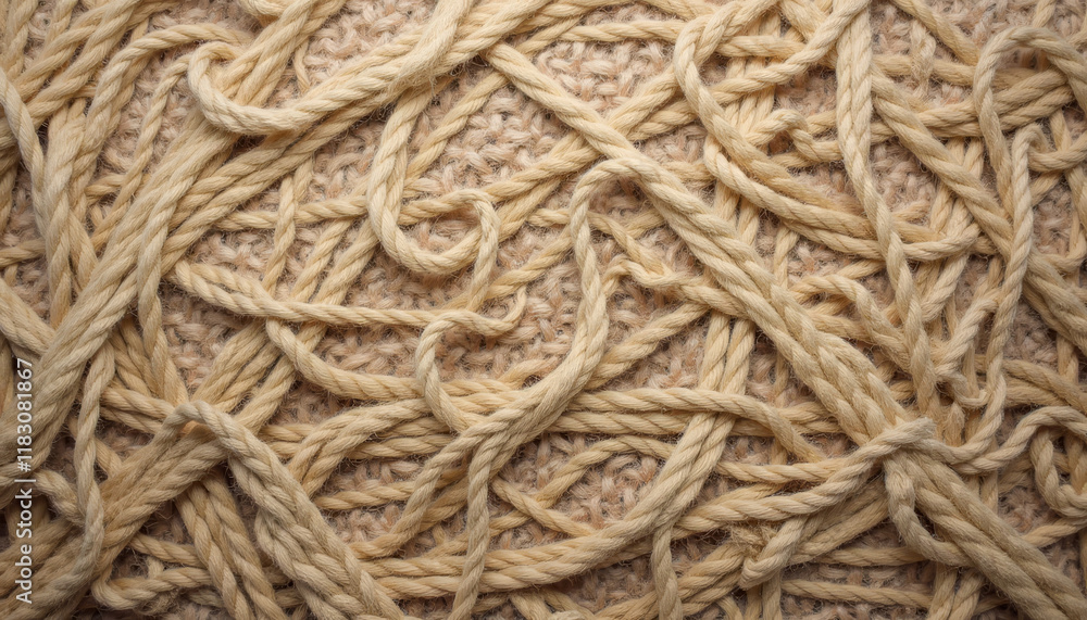 Jute Rope and Coarse Fabric Texture Jute Rope and Coarse Fabric Texture