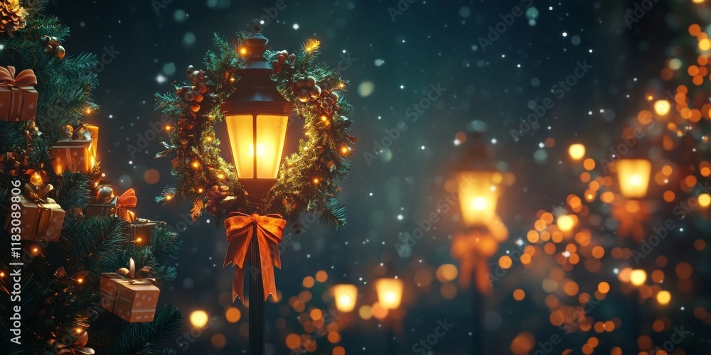 Obraz premium fountain at night