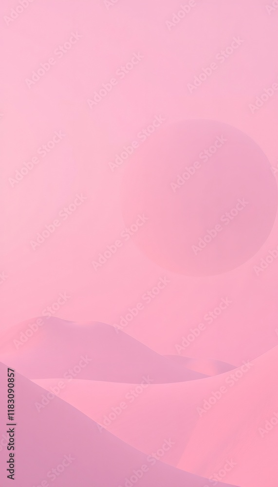 Abstract pink background with a circle and lines. Abstract pink background with a circle and lines.