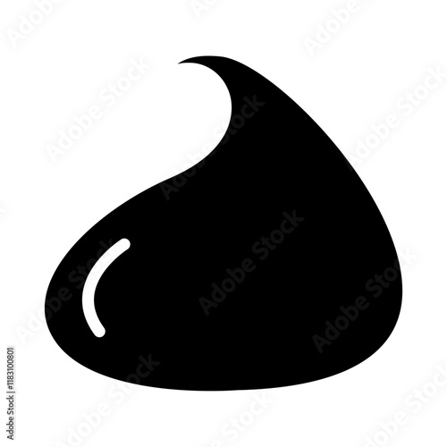 Chocolate mousse icon