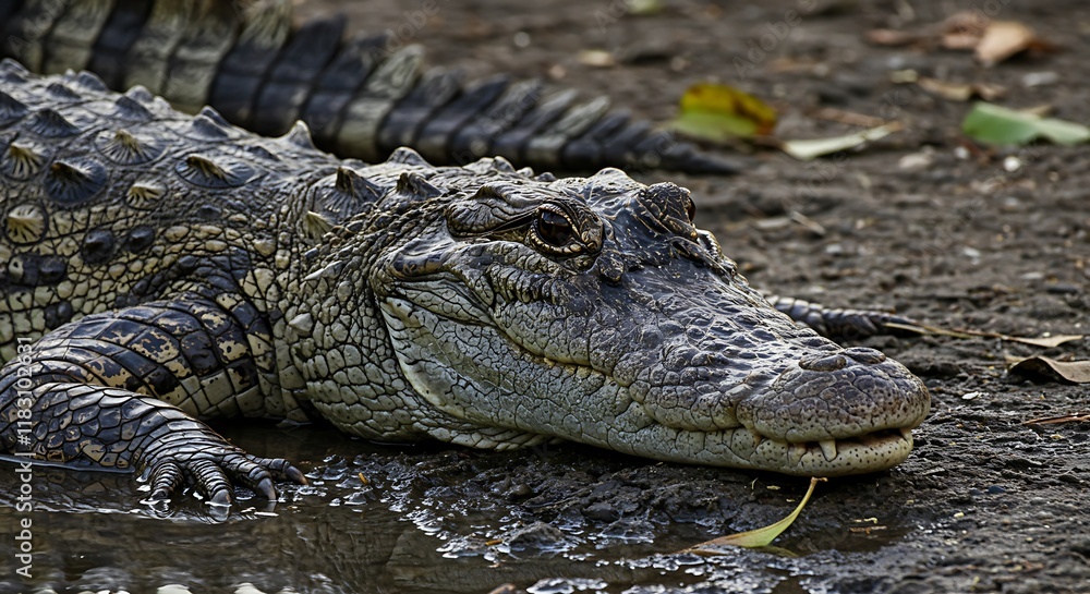 Powerful Crocodile Close up Reptile Wildlife Nature Photography Powerful Crocodile Close up Reptile Wildlife Nature Photography