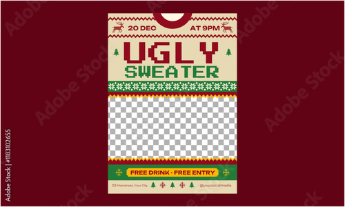 Ugly Sweater Party Flyer