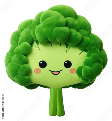 PNG A cute broccoi toy vegetable broccoli. photo