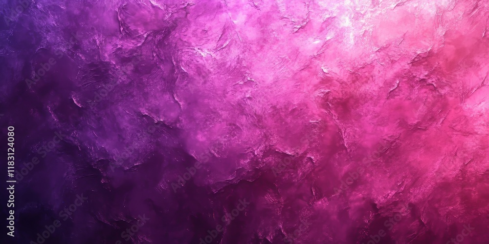 Fototapeta premium Glowing purple magenta gradient background, subtle transitions texture, mobile wallpaper, seamless color flow, Generative AI