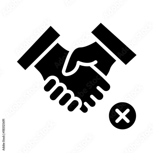Avoid touching icon in glyph style