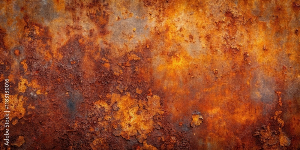 Highly Detailed Texture of Rusted Metal Surface with Varied Tones of Orange and Brown Highly Detailed Texture of Rusted Metal Surface with Varied Tones of Orange and Brown