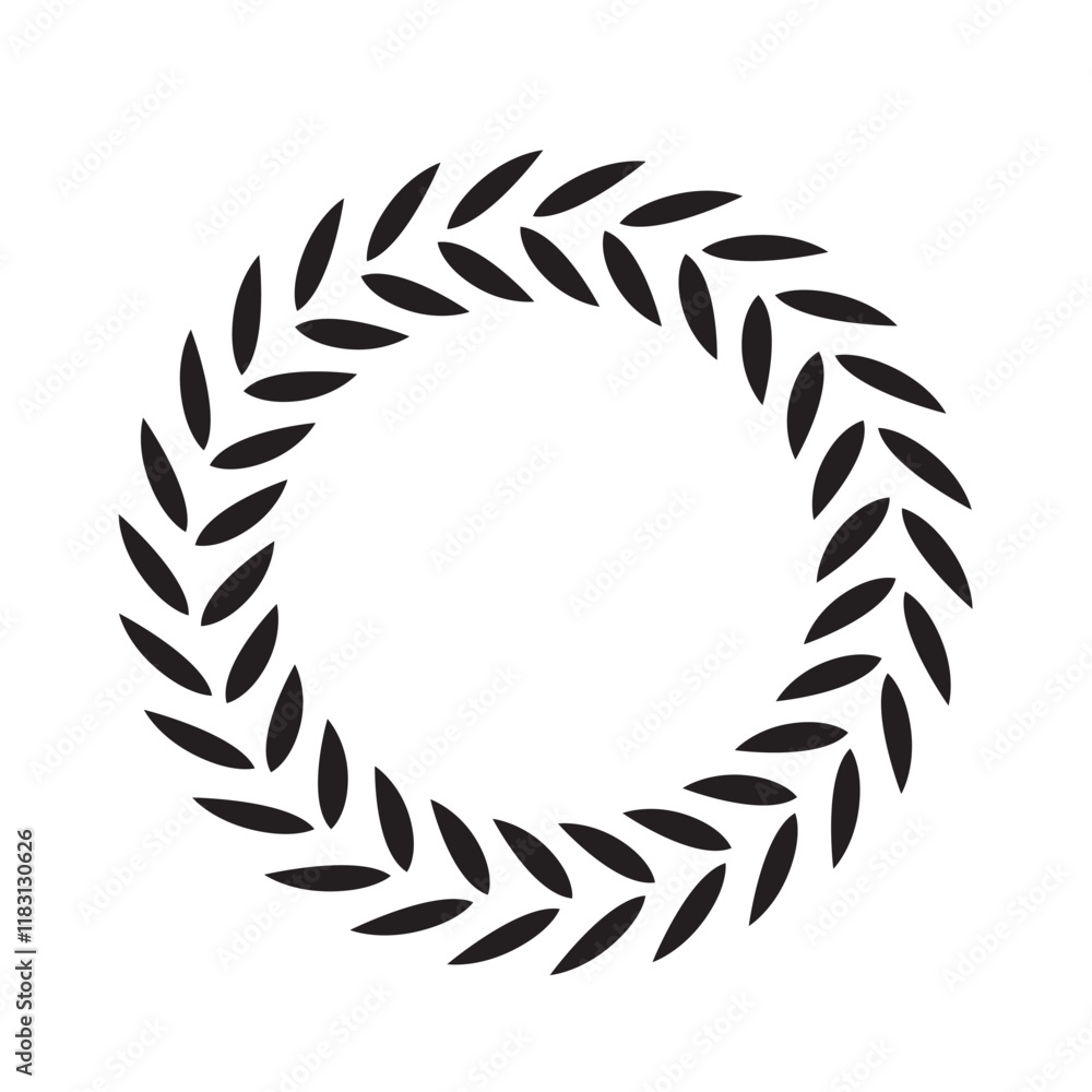 Obraz premium laurel wreath vector