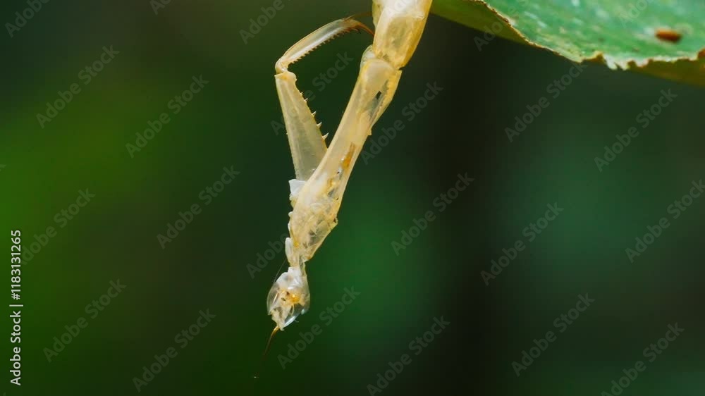 At night in the Peruvian jungle, a Phoneutria nigriventer spider, illuminated by artificial light, slowly kills a moth. The moth's movements are captured as the deadly predator strikes with precision At night in the Peruvian jungle, a Phoneutria nigriventer spider, illuminated by artificial light, slowly kills a moth. The moth's movements are captured as the deadly predator strikes with precision