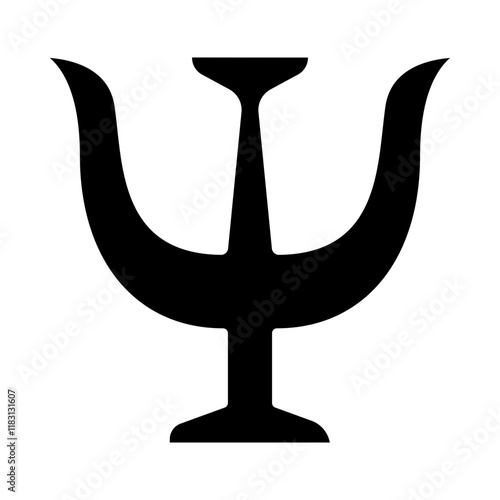 Psychology symbol icon in glyph style
