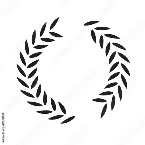 laurel wreath vector