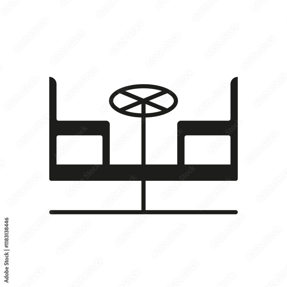 Playground icon in glyph style Playground icon in glyph style