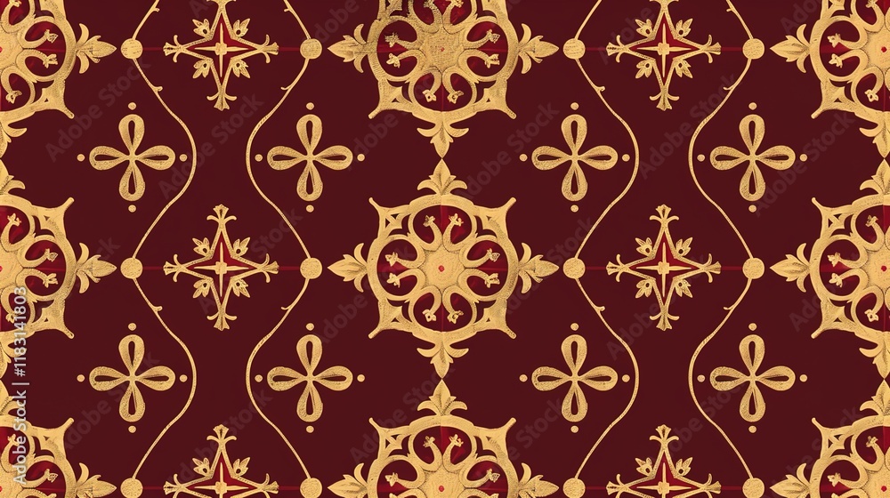 empire seamless pattern wallpaper