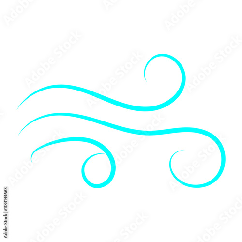 Doodle wind line sketch. Hand drawn doodle wind motion, air blow, swirl elements. Sketch drawn air blow motion, freshness, smoke flow art. Wind and air flow icons gusts. vector illustration