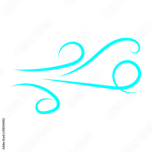 Doodle wind line sketch. Hand drawn doodle wind motion, air blow, swirl elements. Sketch drawn air blow motion, freshness, smoke flow art. Wind and air flow icons gusts. vector illustration