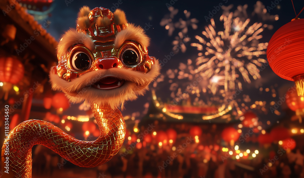 Obraz premium Chinese new year, The year of Snake