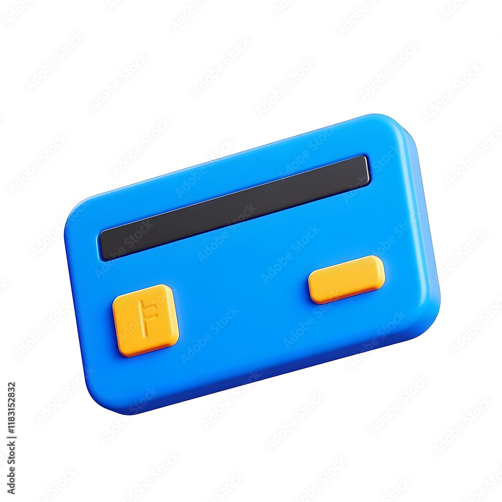 Credit card icon with glowing Credit card icon with glowing