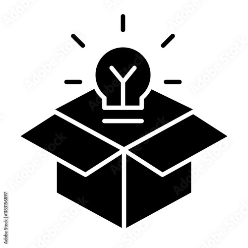 Start up icon in glyph style