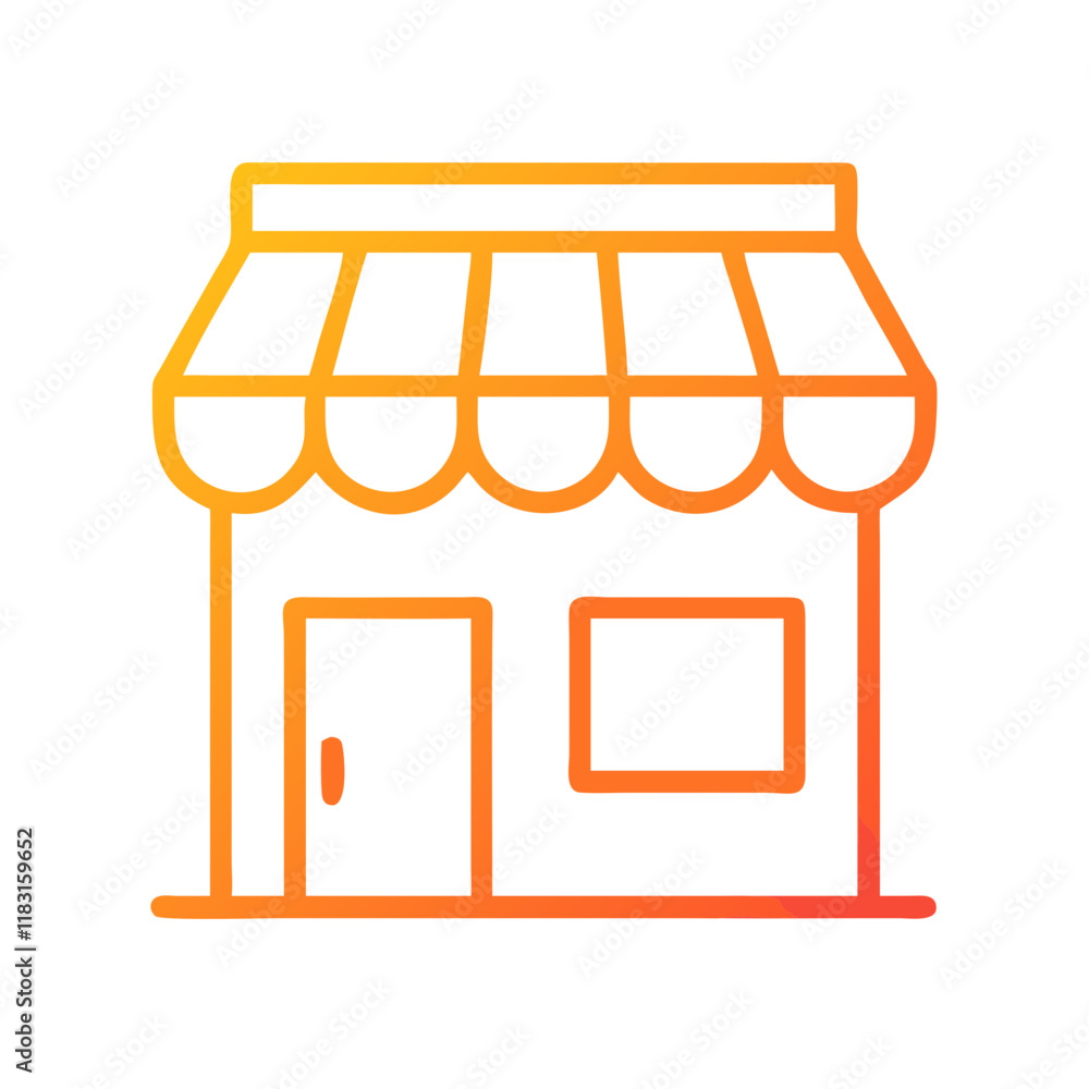 store building icon design
store building icon design