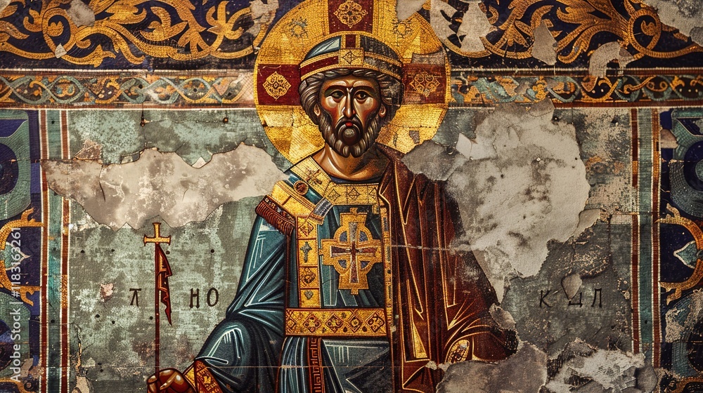 Fototapeta premium empire seamless pattern wallpaper