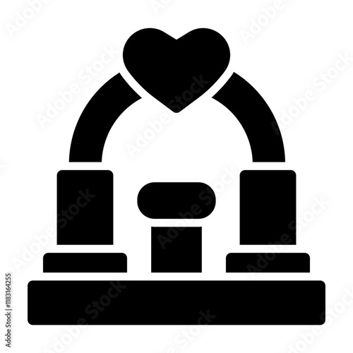 wedding altar Solid icon