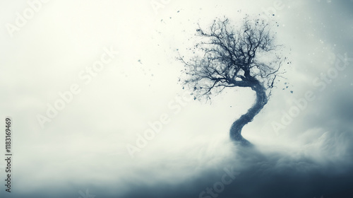 Lonely Tree in a Foggy Land...