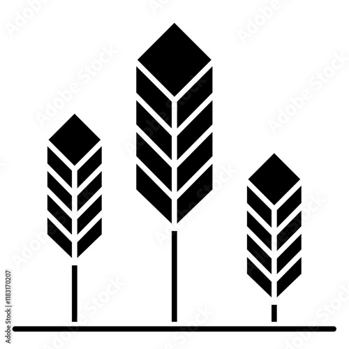 Tree icon in glyph style